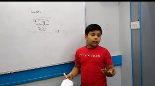 Shiovansh Jain giving Classes